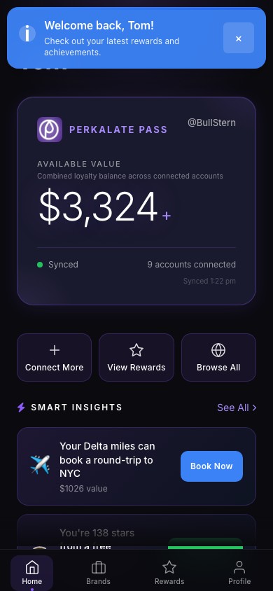 Perkalate app preview